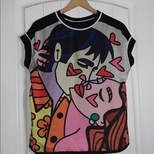 Romero Britto Fine Art Rare T-Shirt
